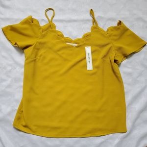 🔴Discount 🔴Cold Blouse - mustard color